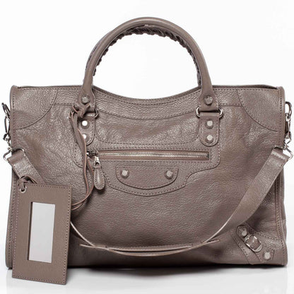 Balenciaga Chevre Giant 12 Silver Hardware City Gris Poivre 1 of 9