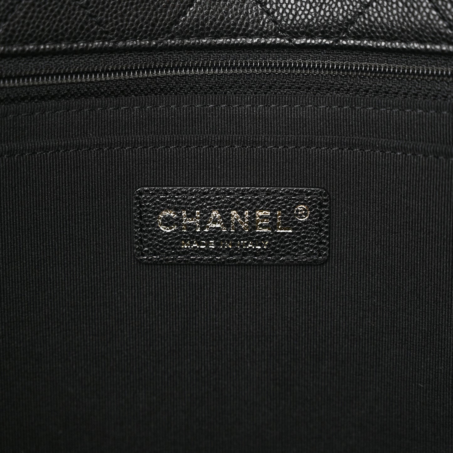 Caviar Quilted Small XXL Travel Flap Bag Black