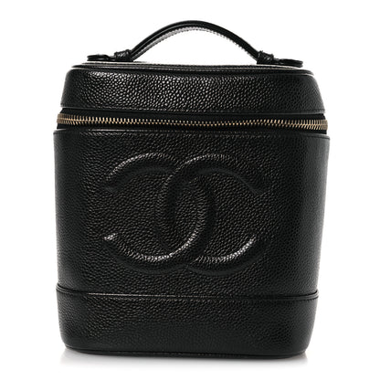 Chanel Caviar Vanity Cosmetic Case Black 1 of 13