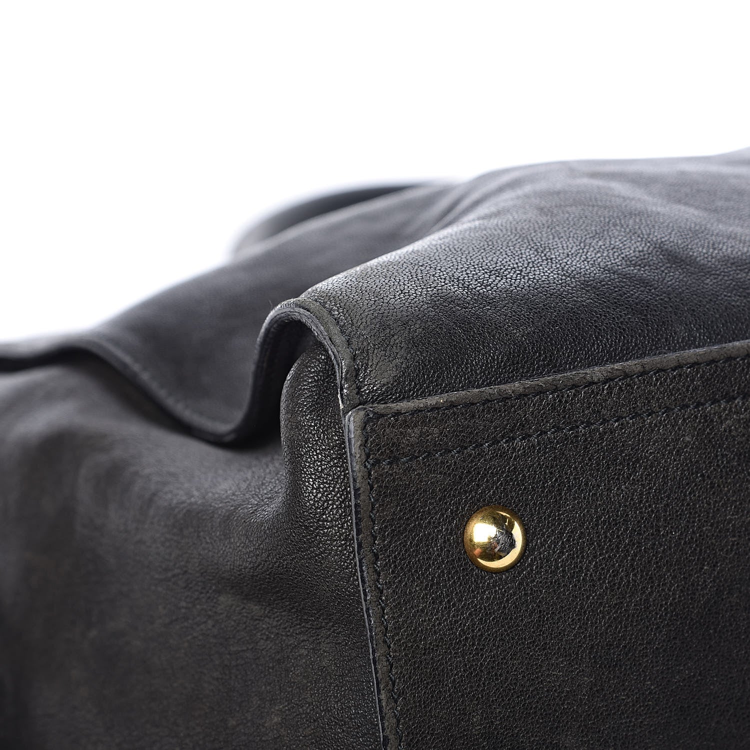 Saint Laurent Sheepskin Large Cabas ChYc Black 15 of 17