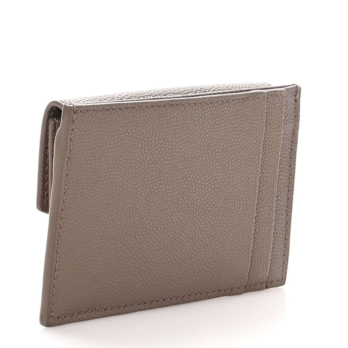 Grain De Poudre Uptown Monogram Card Case Dark Beige