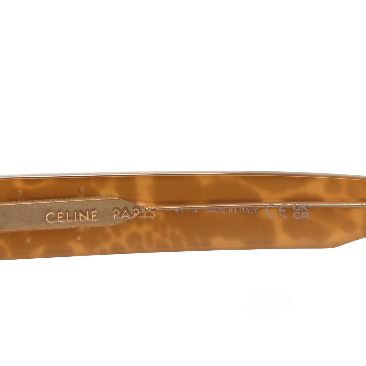 Celine Acetate Triomphe 01 Sunglasses CL 40238U Leopard 5 of 7