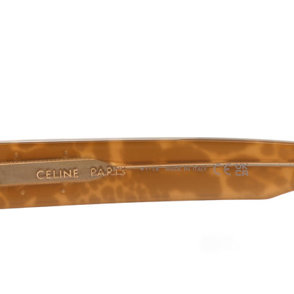 Celine Acetate Triomphe 01 Sunglasses CL 40238U Leopard 5 of 7