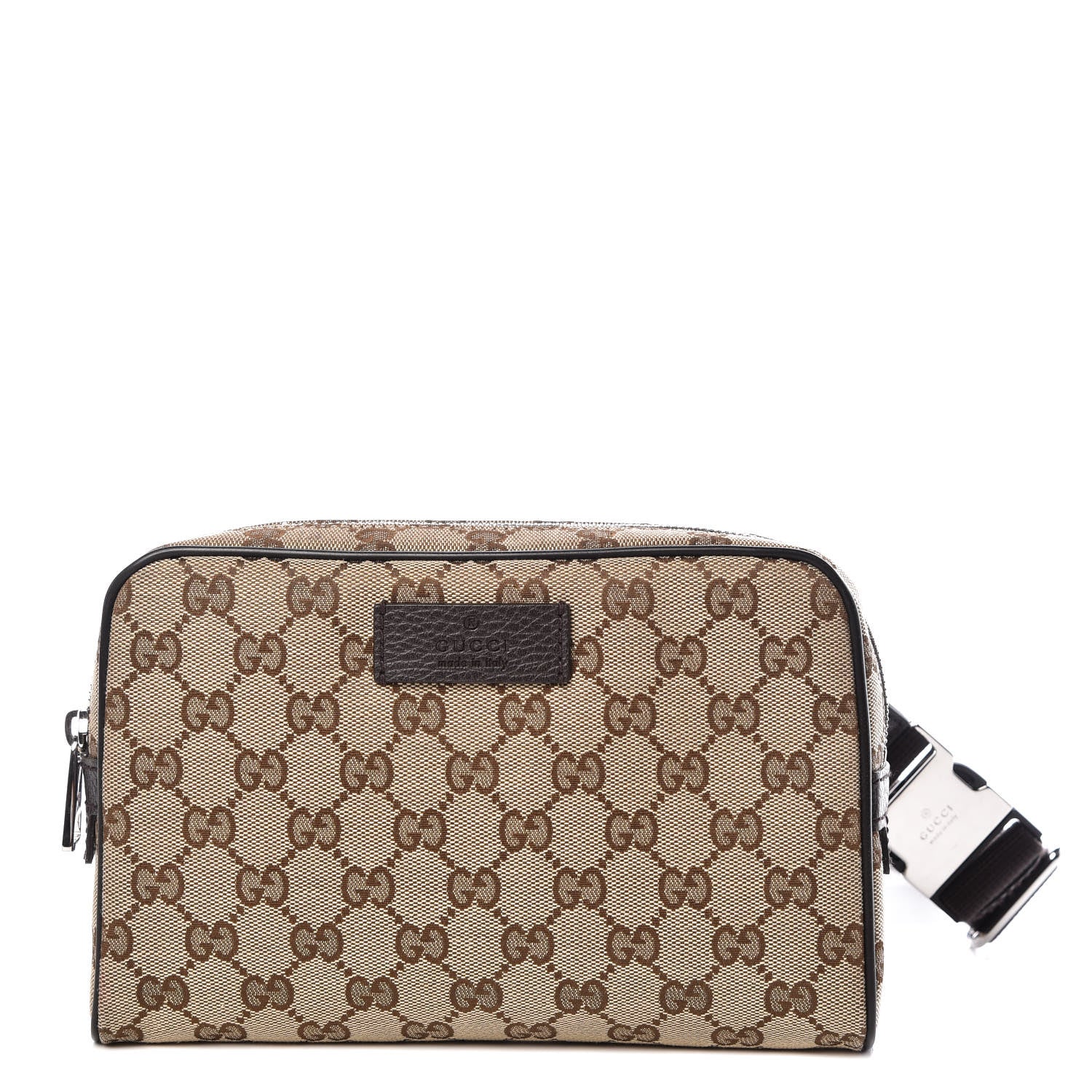 Gucci Monogram Belt Bag Dark Brown 1 of 8