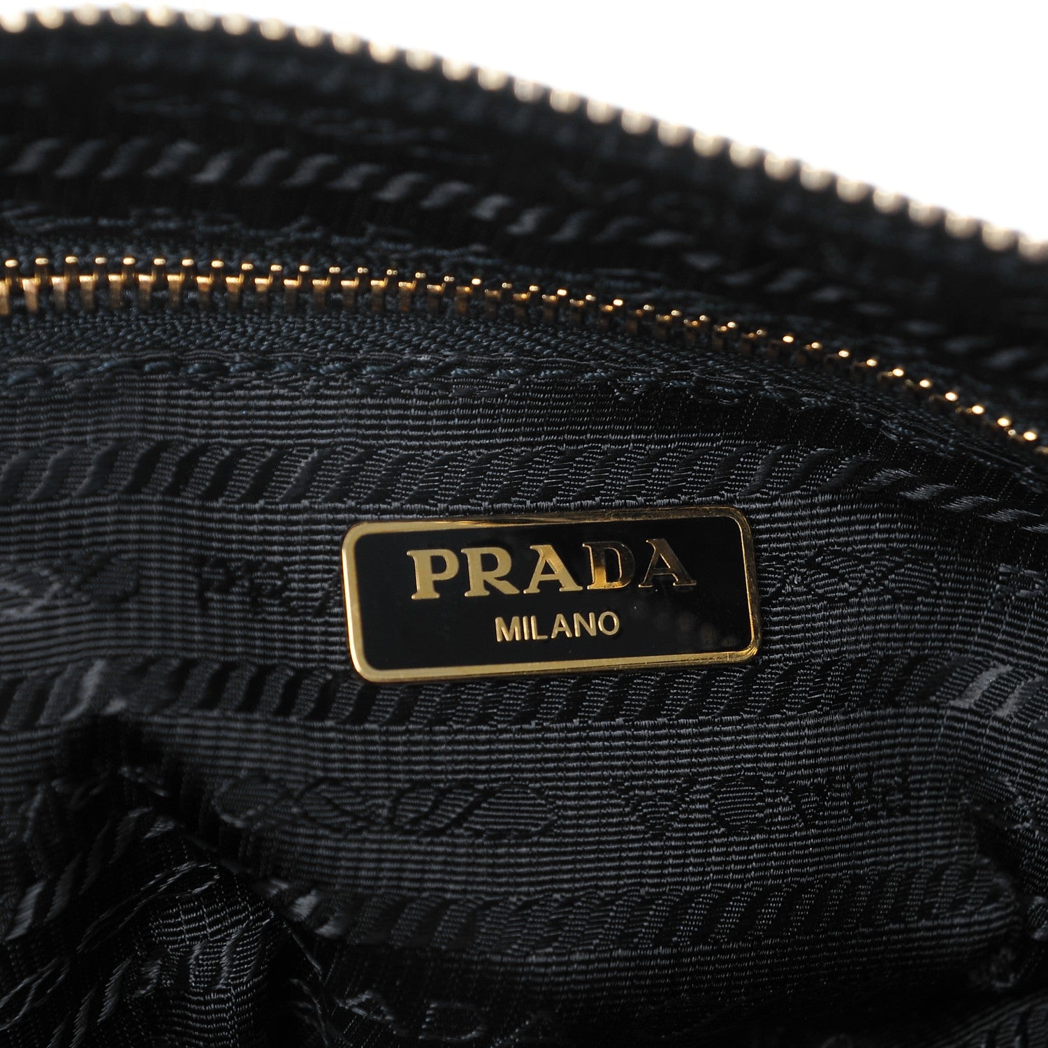 Prada Tessuto Nylon Wristlet Nero Black 6 of 8