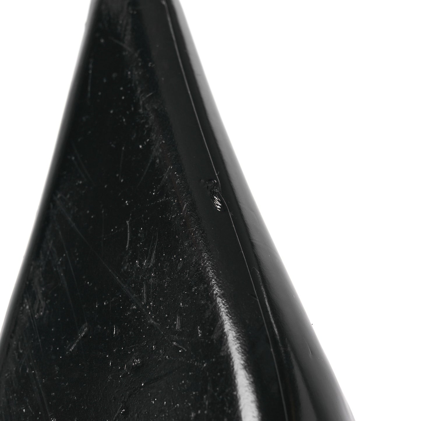 Glazed Calfskin Lee Slingback Pumps 41 Black