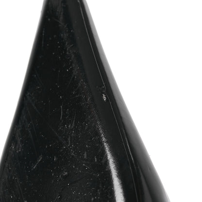 Saint Laurent Glazed Calfskin Lee Slingback Pumps 41 Black 13 of 14