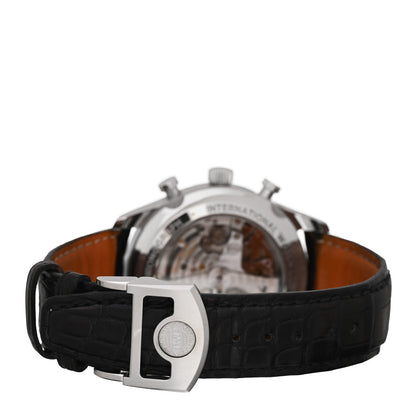 IWC Stainless Steel Alligator 42mm Portugieser Chronograph Automatic Watch Grey IW390404 3 of 6