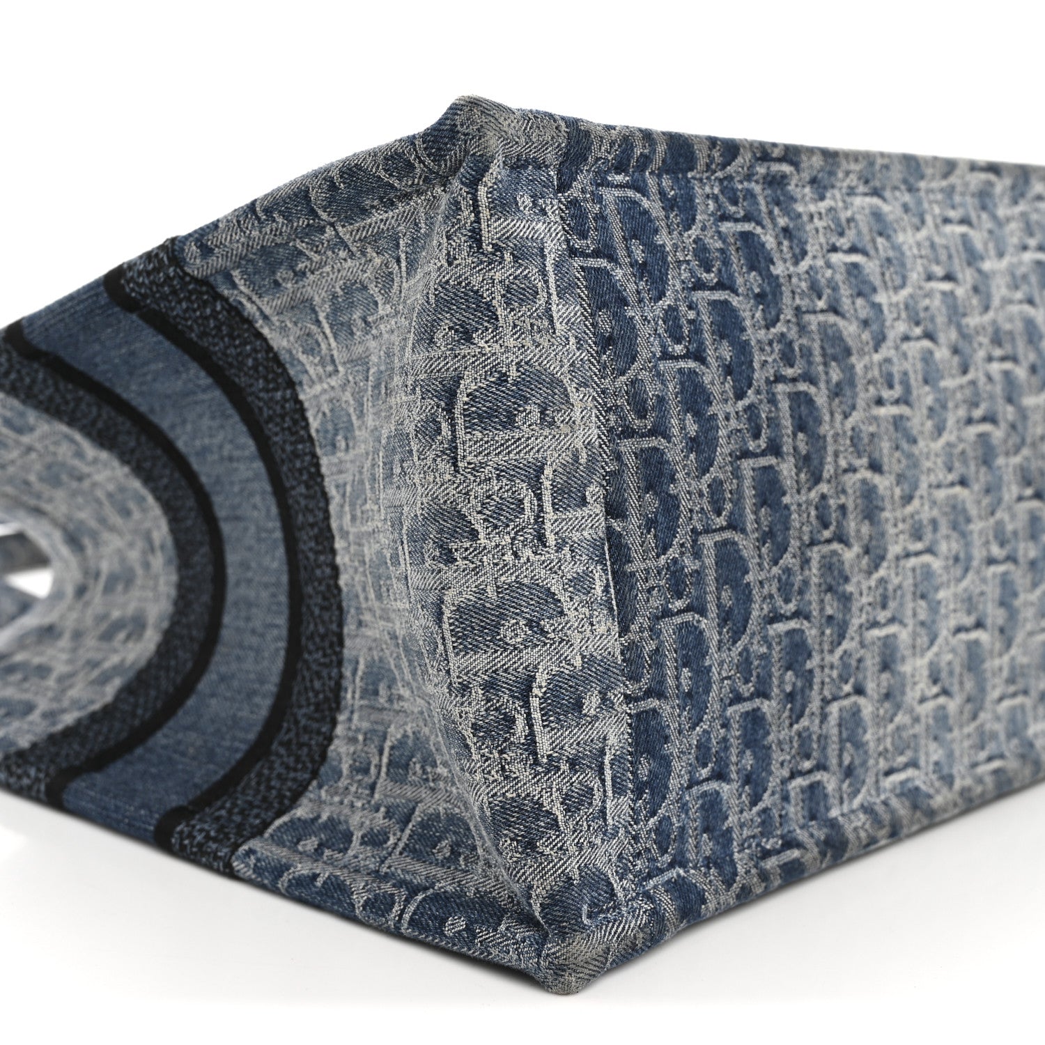 Christian Dior Oblique Denim Medium Book Tote Blue 9 of 11