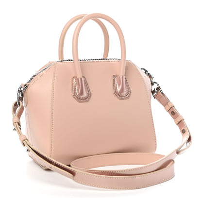 Givenchy Metallic Calfskin Mini Antigona Light Pink 3 of 9