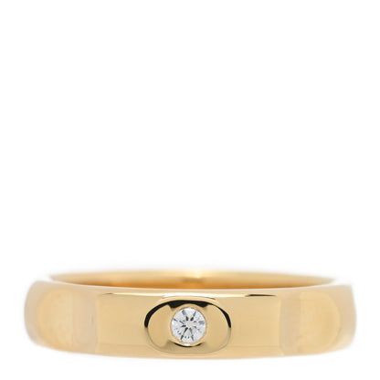 Tiffany 18K Yellow Gold Diamond Paloma Picasso Groove Ring 50 5.5 1 of 4