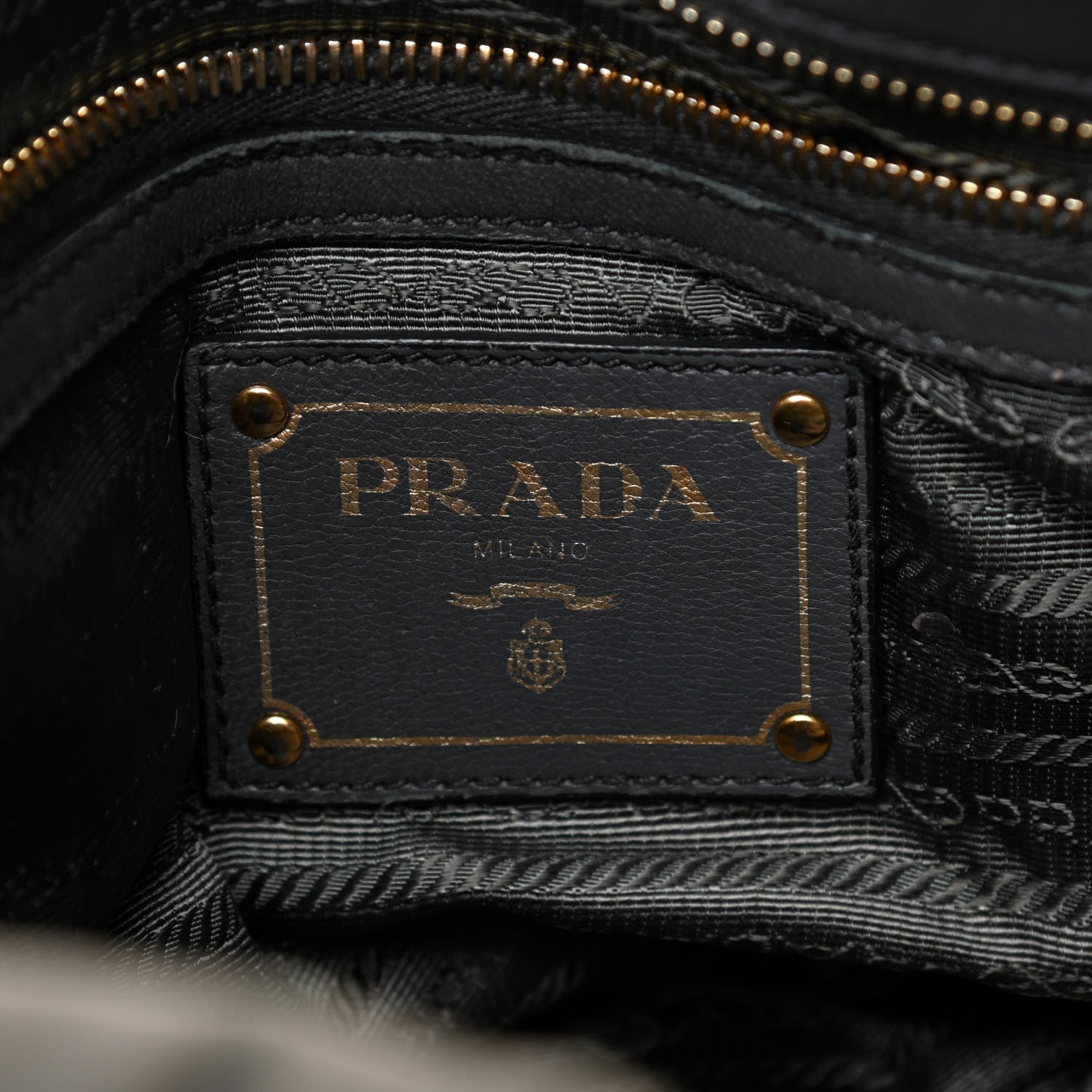 Prada Tessuto Nylon Gaufre Shopping Satchel Fumo 6 of 16