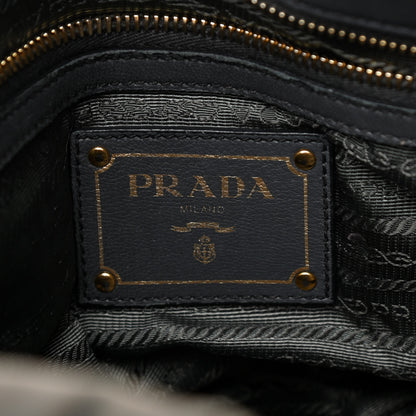 Prada Tessuto Nylon Gaufre Shopping Satchel Fumo 6 of 16