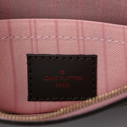 Louis Vuitton Damier Ebene Neo Neverfull MM Rose Ballerine 7 of 10