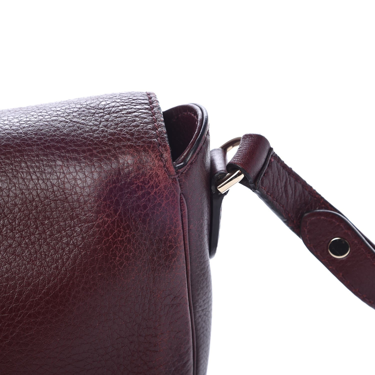 Mulberry Soft Small Grain Tessie Satchel Oxblood 11 of 16