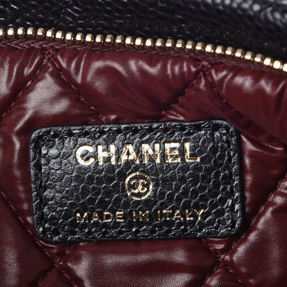 Chanel Caviar Quilted CC Beauty Clutch Black 6 of 8