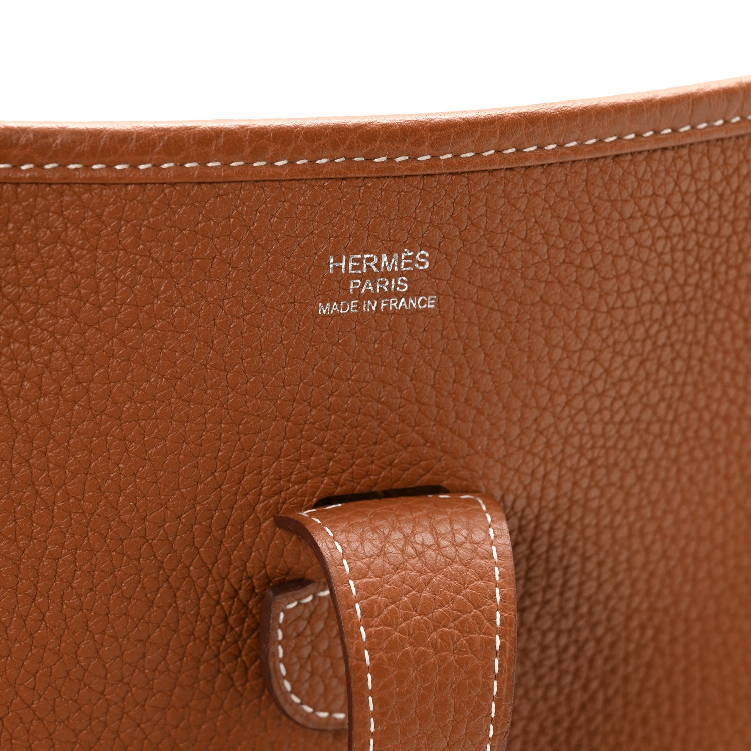 Hermes Taurillon Clemence Evelyne III GM Gold 6 of 10