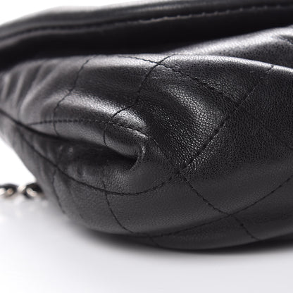 Chanel Lambskin Half Moon Wallet On Chain WOC Black 12 of 13