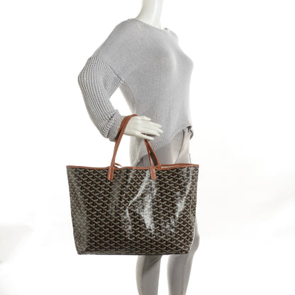 Goyard Goyardine Saint Louis GM Black Gold 2 of 9