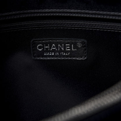 Chanel Caviar Quilted XL Grand Shopping Tote GST Black 7 of 10