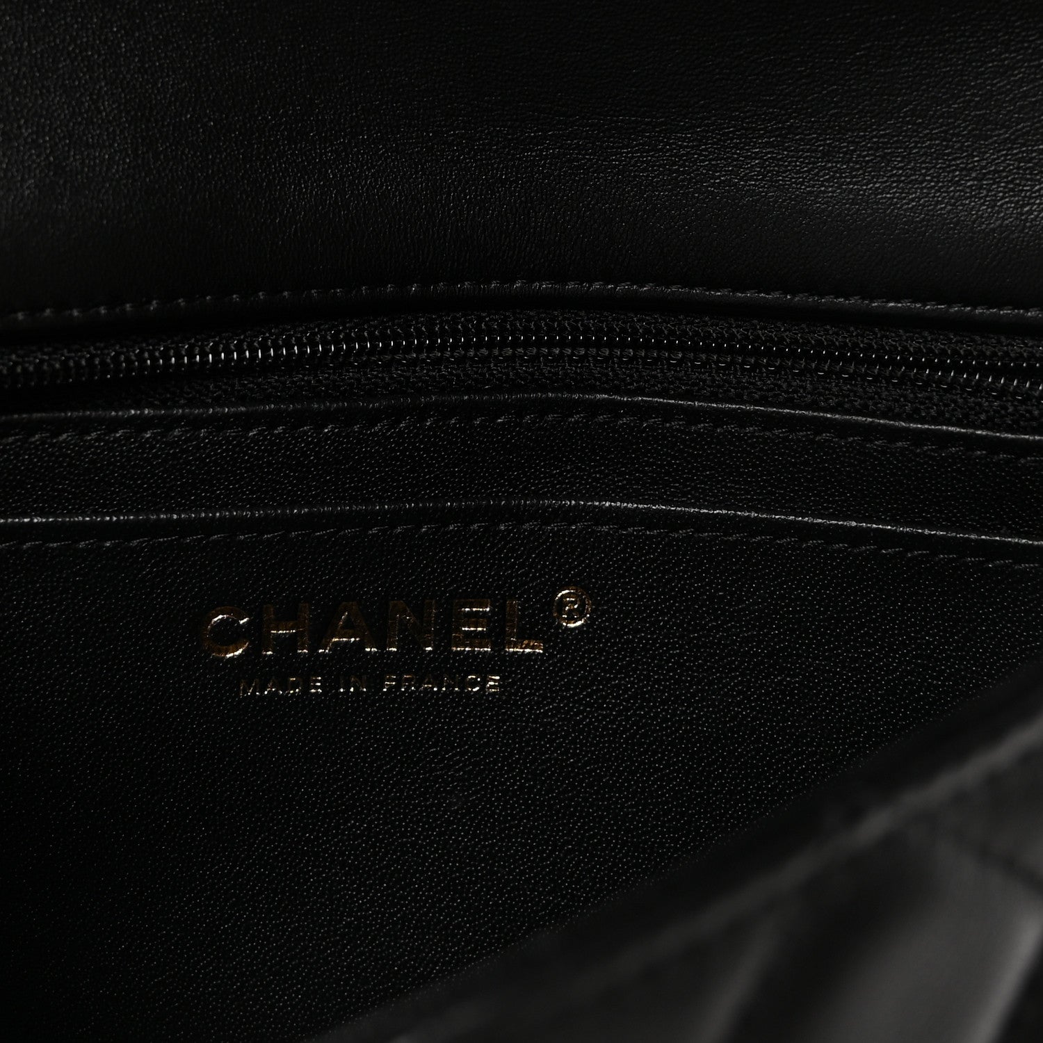 Chanel Lambskin Quilted Mini Rectangular Flap Black 6 of 10