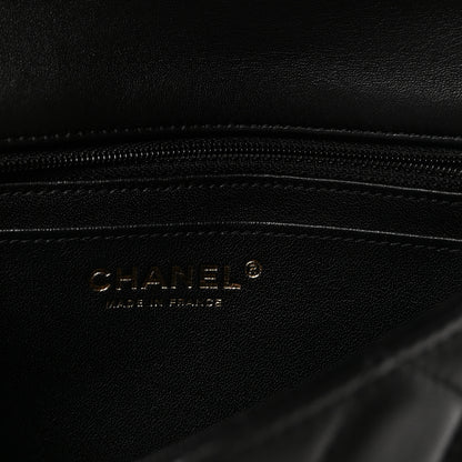 Chanel Lambskin Quilted Mini Rectangular Flap Black 6 of 10
