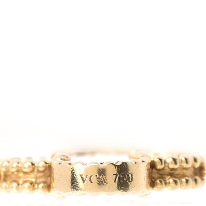 Van Cleef & Arpels 18K Yellow Gold Mother of Pearl 5 Motifs Vintage Alhambra Bracelet 3 of 5