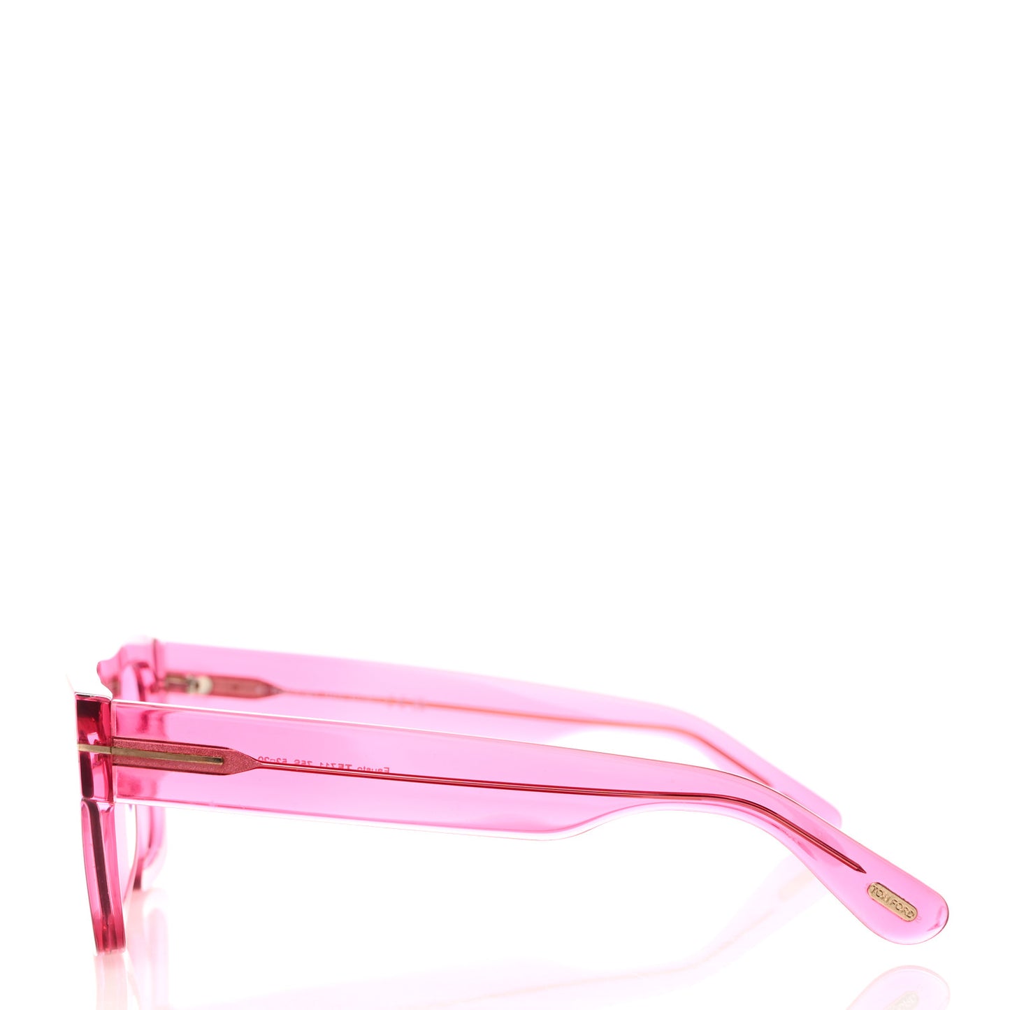Acetate Fausto Sunglasses TF711 Transparent Pink