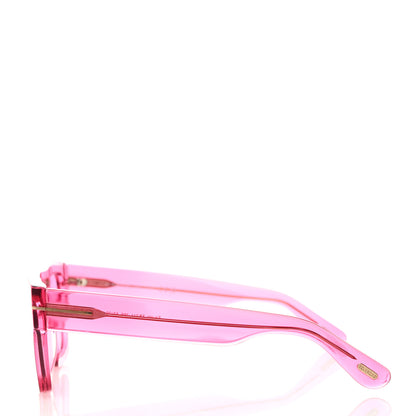 Tom Ford Acetate Fausto Sunglasses TF711 Transparent Pink 3 of 8