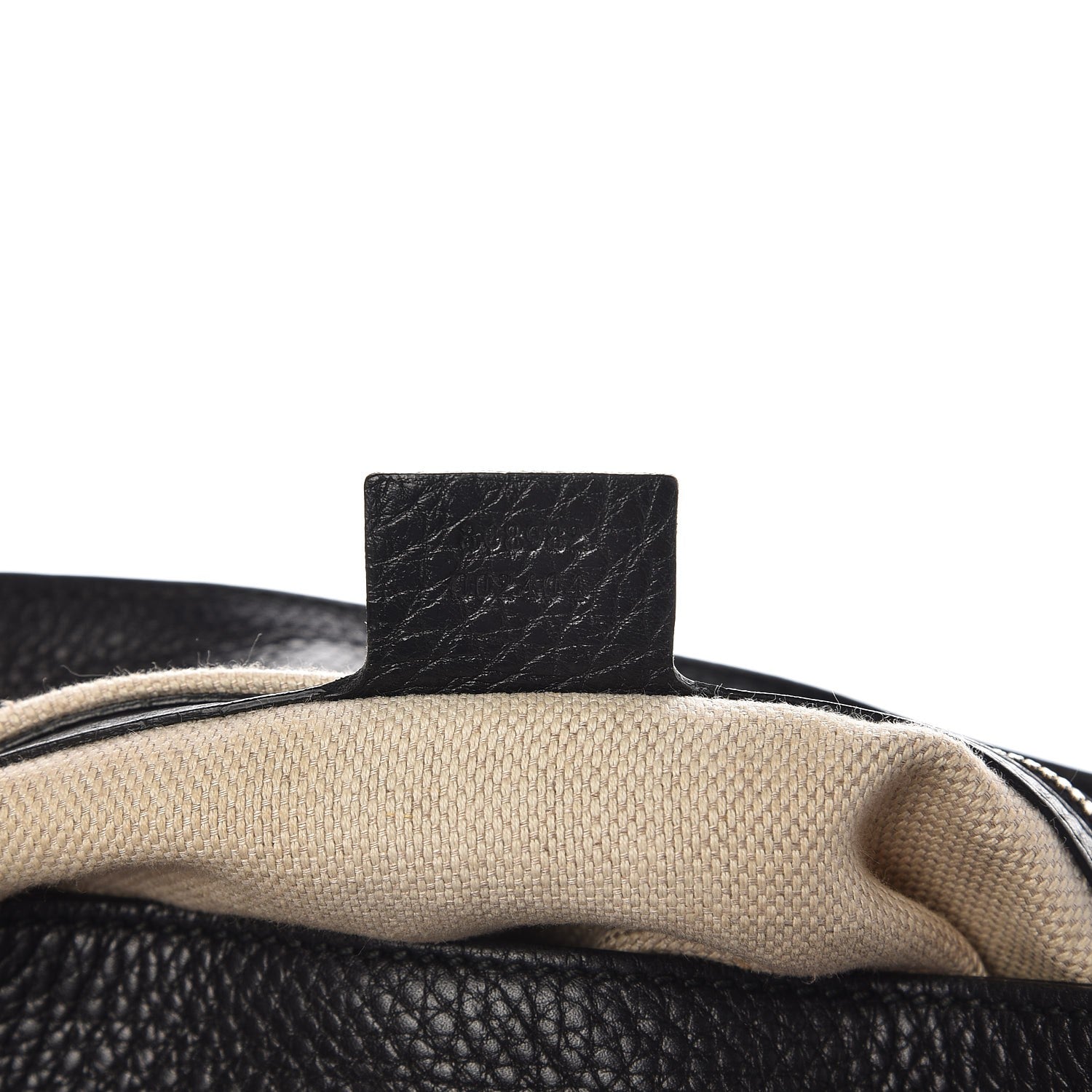 Gucci Pebbled Calfskin Medium Soho Chain Shoulder Bag Black 7 of 8