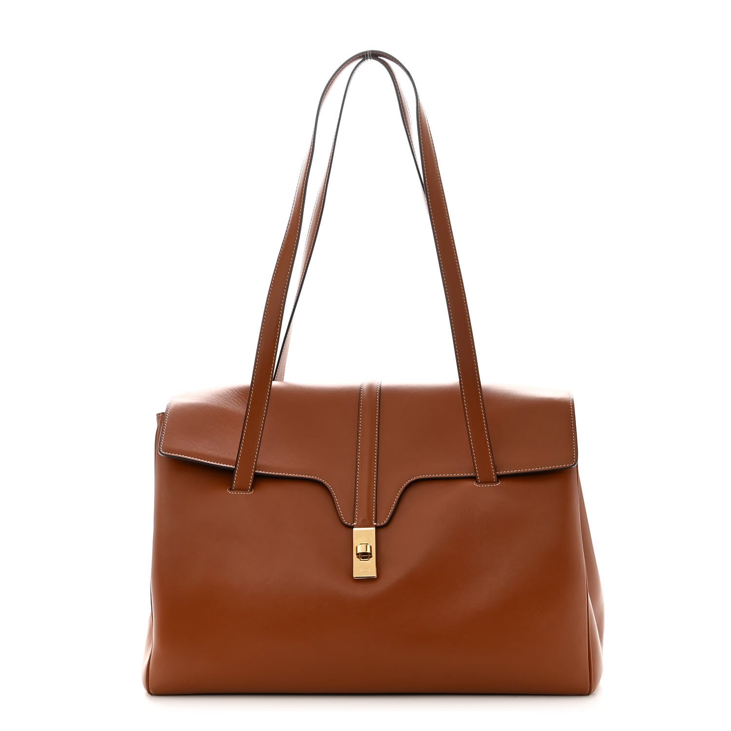Celine Calfskin Large Soft 16 Bag Tan 1 of 15