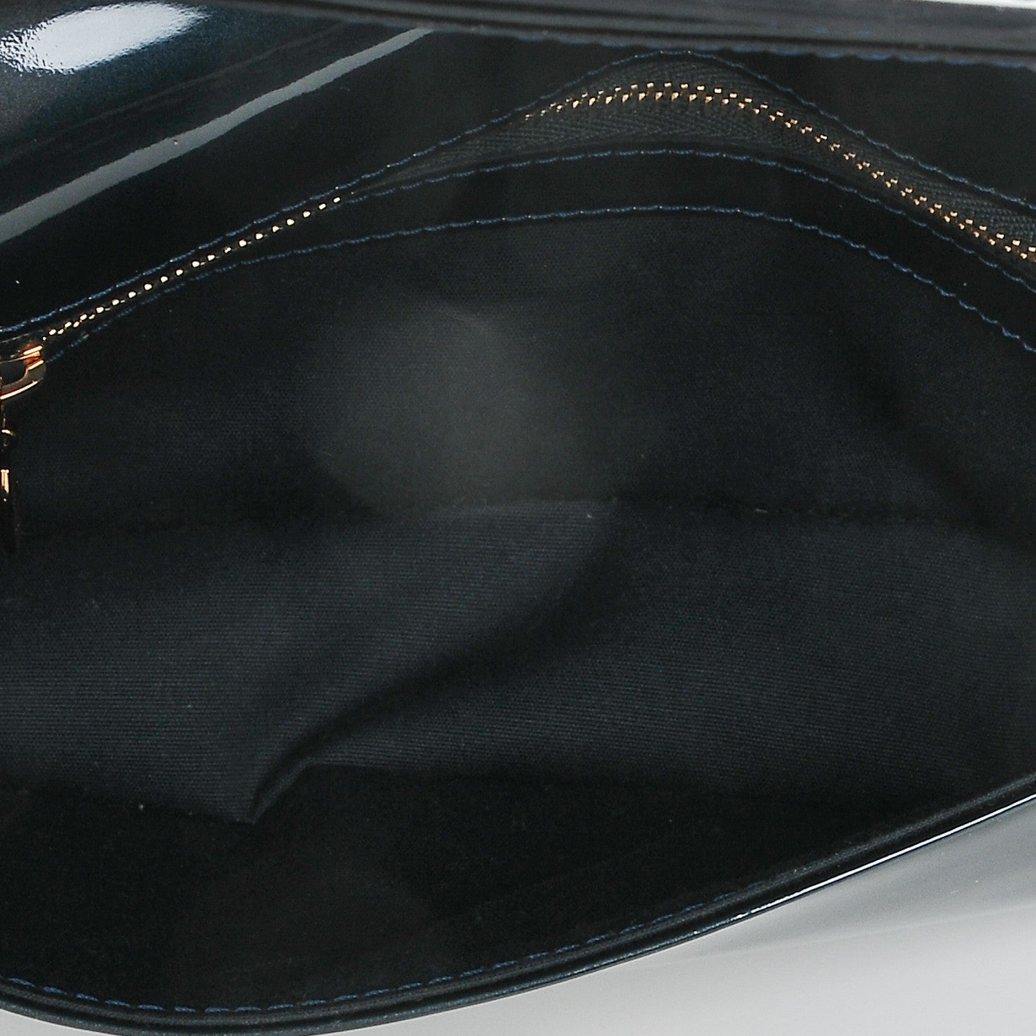 Louis Vuitton Patent Sobe Clutch Blue Nuit 5 of 6