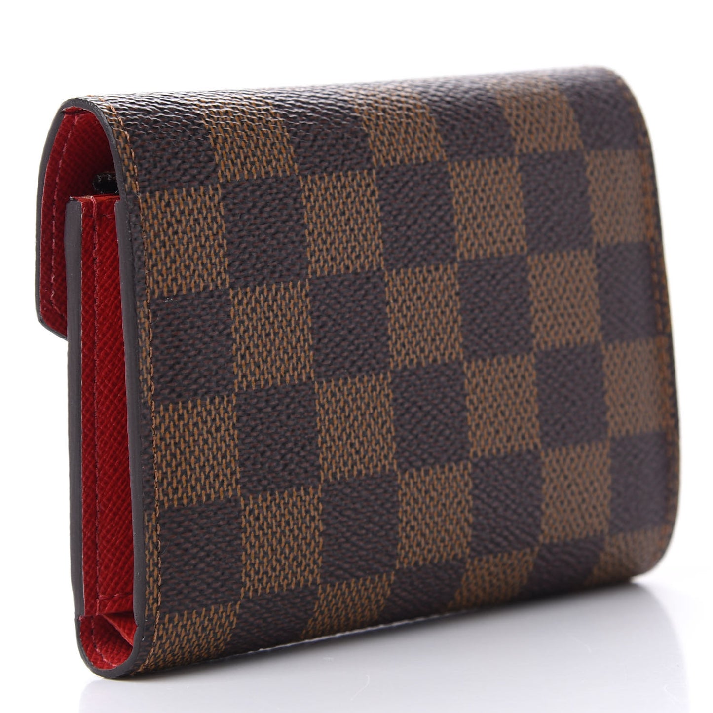 Damier Ebene Victorine Wallet Red