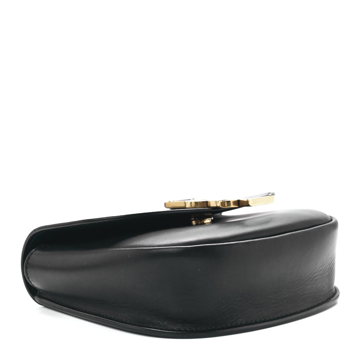 Saint Laurent Smooth Calfskin Classic Monogram Small Kaia Satchel Black 4 of 12