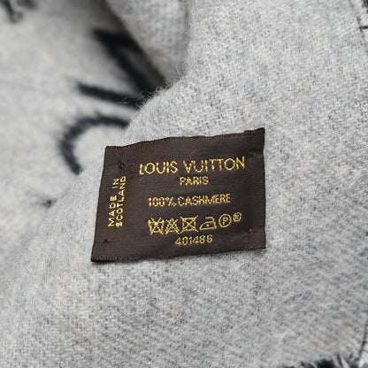 Louis Vuitton Cashmere Monogram Reykjavik Scarf Black 5 of 5