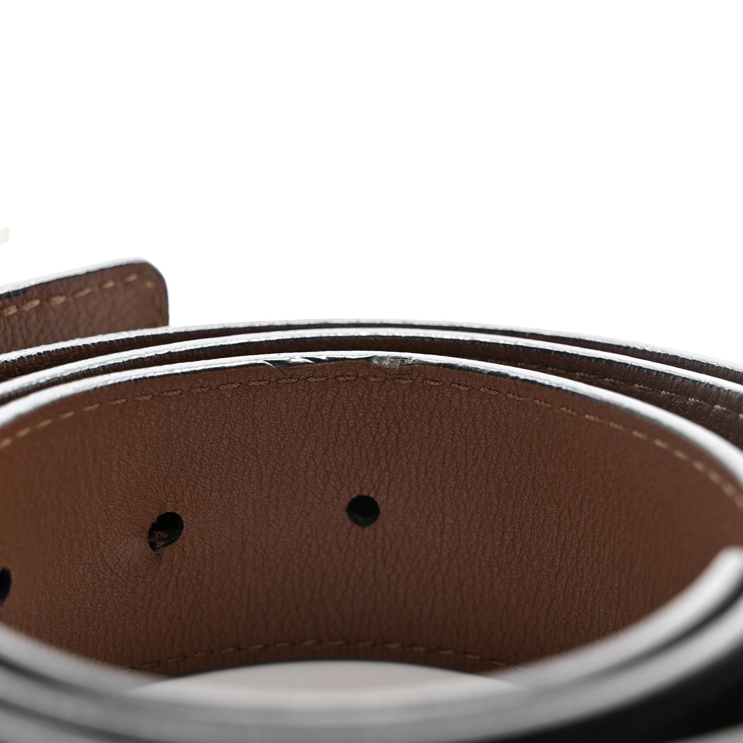 Louis Vuitton Monogram Illusion 40mm LV Initiales Reversible Belt 110 44 Black 8 of 9