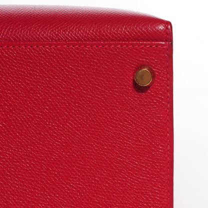 Hermes Courchevel Kelly Sellier 35 Rouge Vif 7 of 22