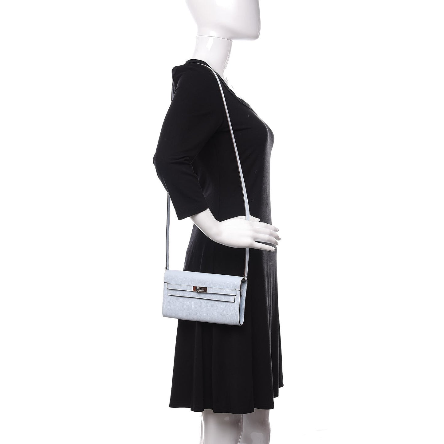 Epsom Kelly Wallet To Go Bleu Brume