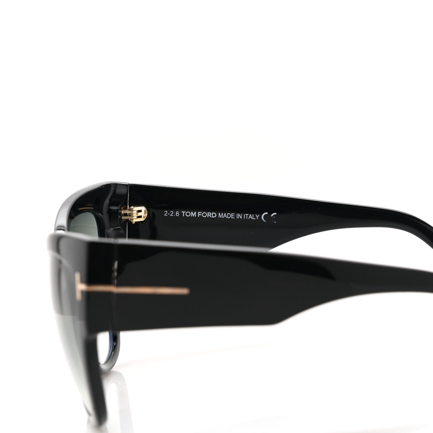 Tom Ford Acetate Anoushka Cat Eye Sunglasses TF371 Black 6 of 9