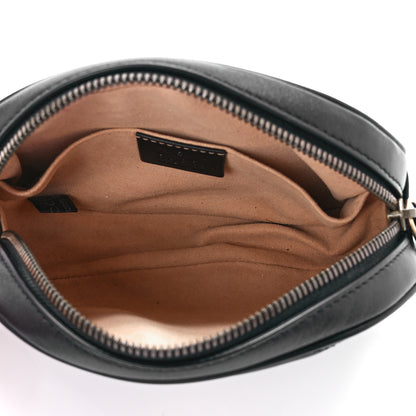 Gucci Calfskin Matelasse GG Marmont Belt Bag 75 30 Black 4 of 12