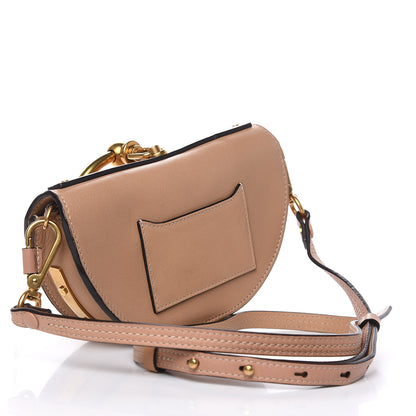 Chloe Calfskin Small Nile Bracelet Minaudiere Bag Biscotti Beige 3 of 14