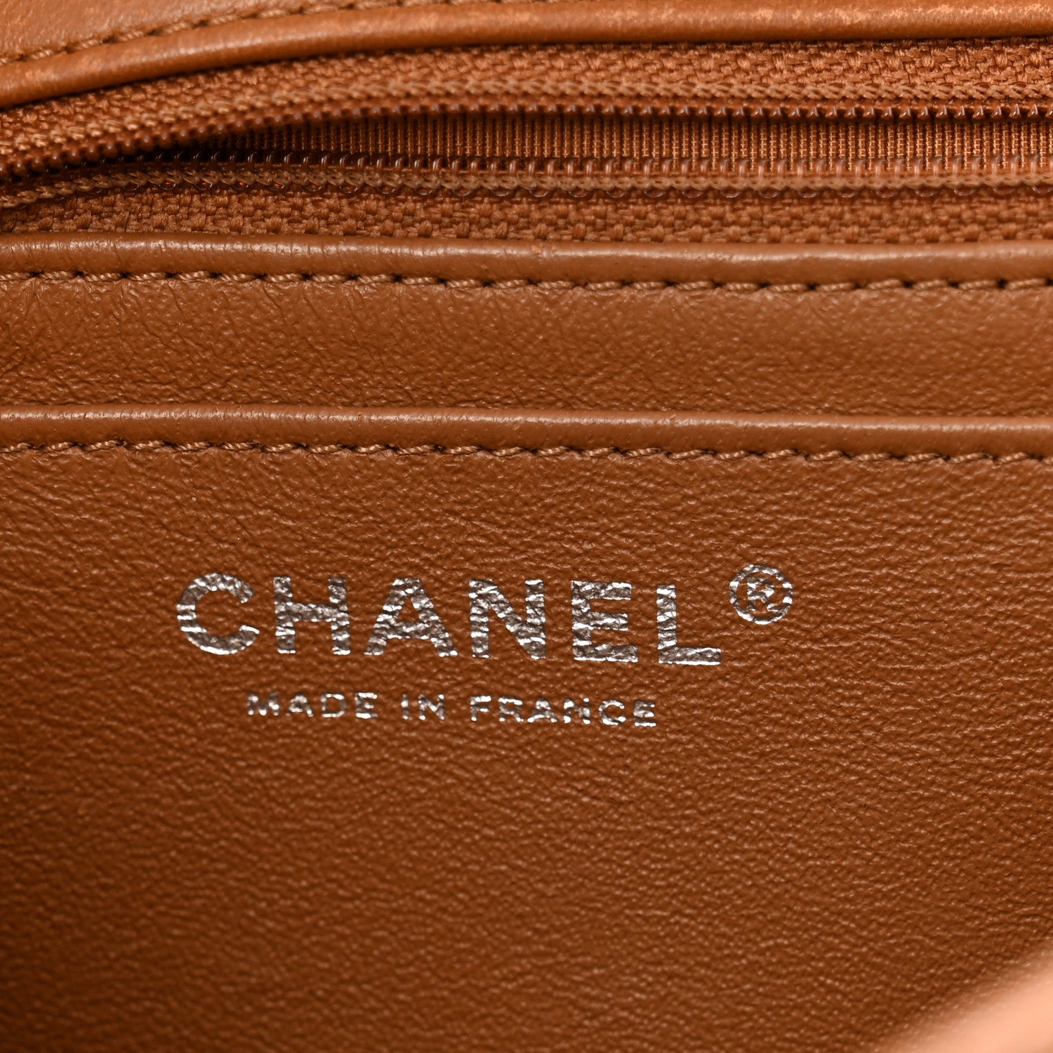Chanel Lambskin Quilted Elementary Chic Flap Brown 6 of 14