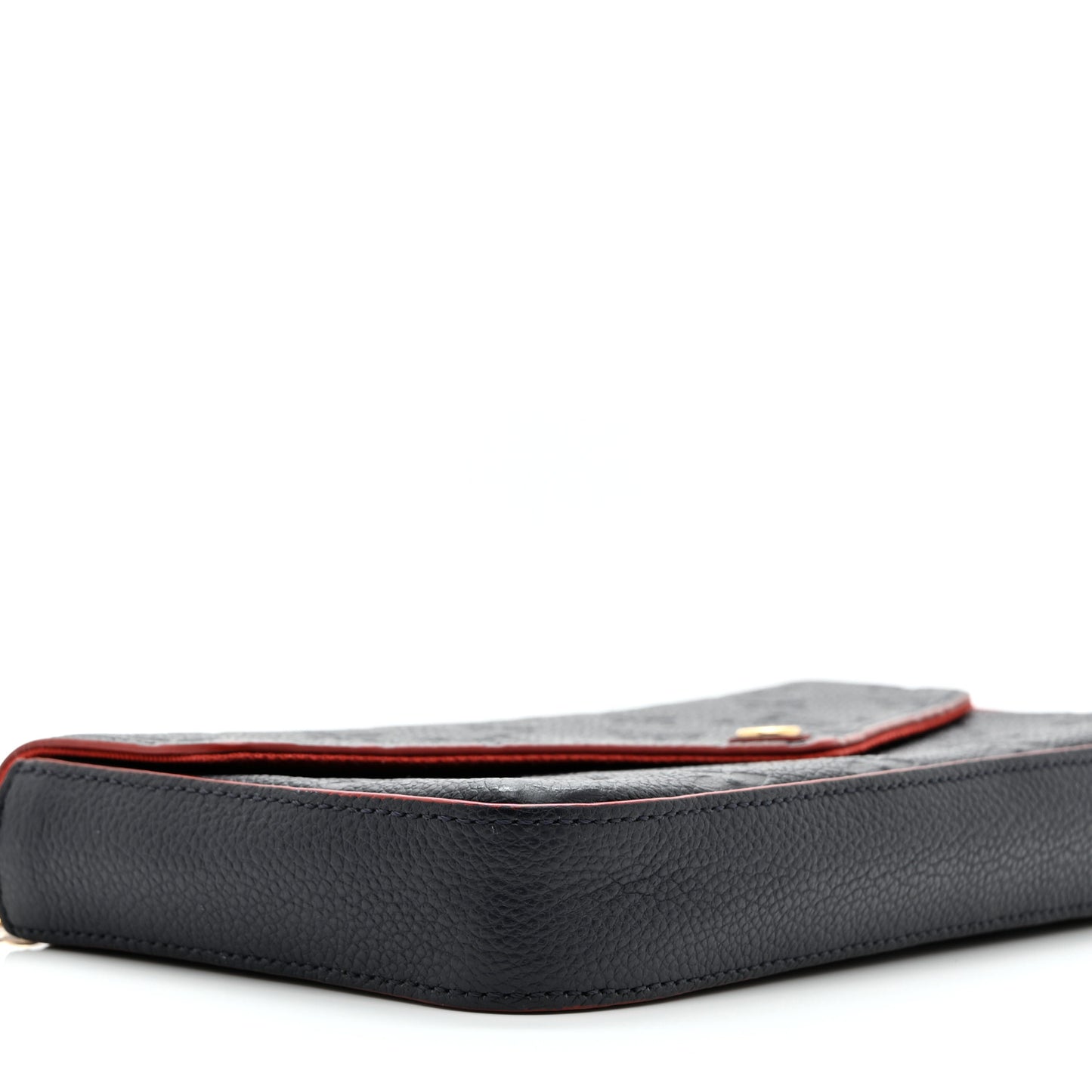 Empreinte Pochette Felicie Chain Wallet Marine Rouge