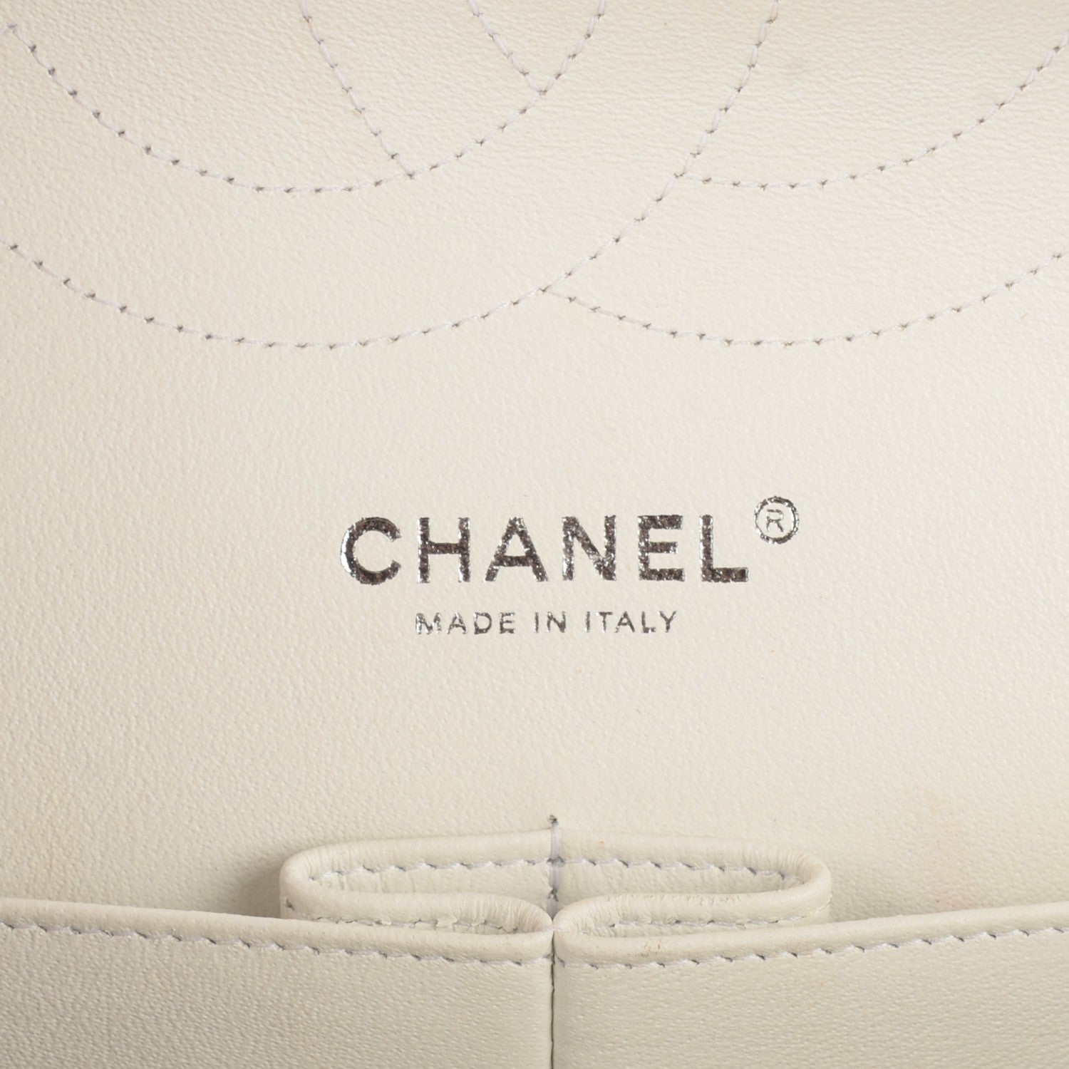 Chanel Caviar Quilted Jumbo Double Flap White 13 of 15