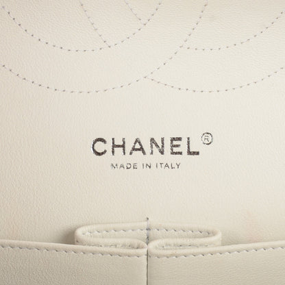 Chanel Caviar Quilted Jumbo Double Flap White 13 of 15