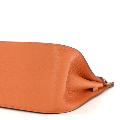 Hermes Taurillon Clemence Jypsiere 28 Orange 10 of 14