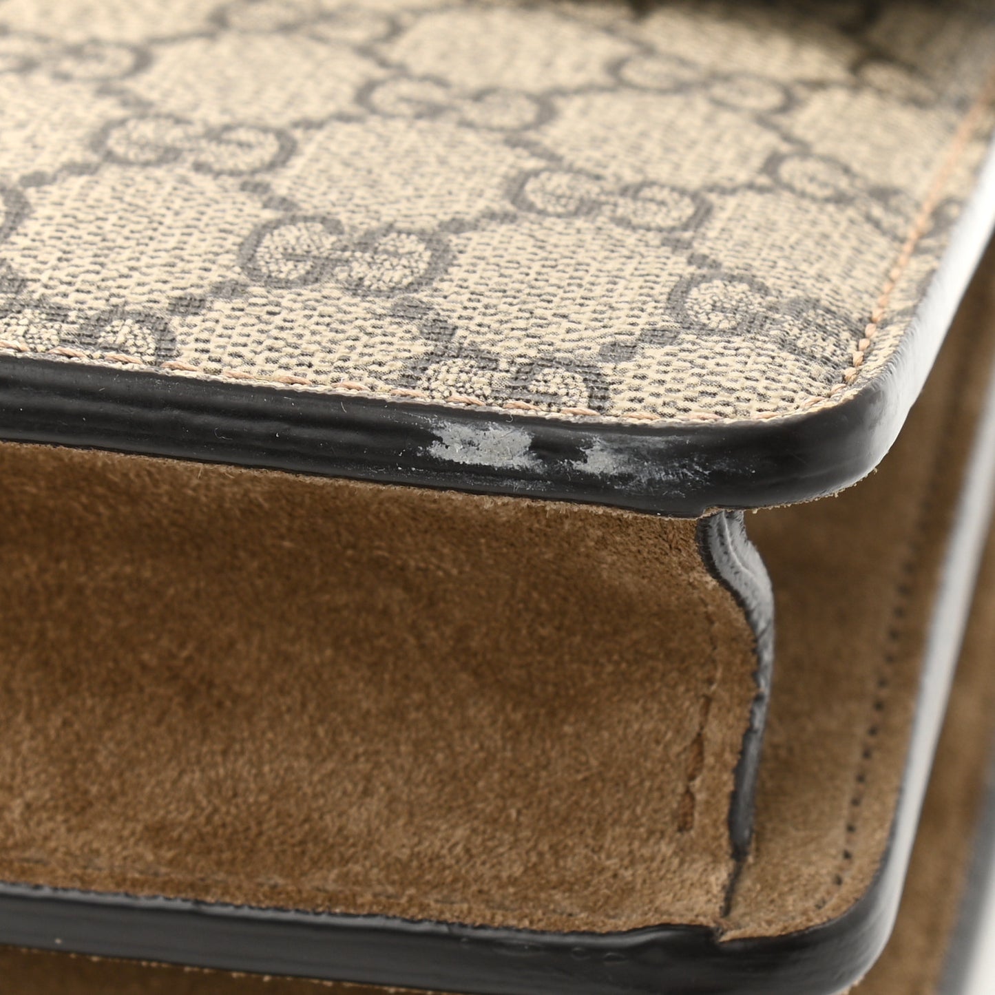 GG Supreme Monogram Small Dionysus Shoulder Bag Taupe