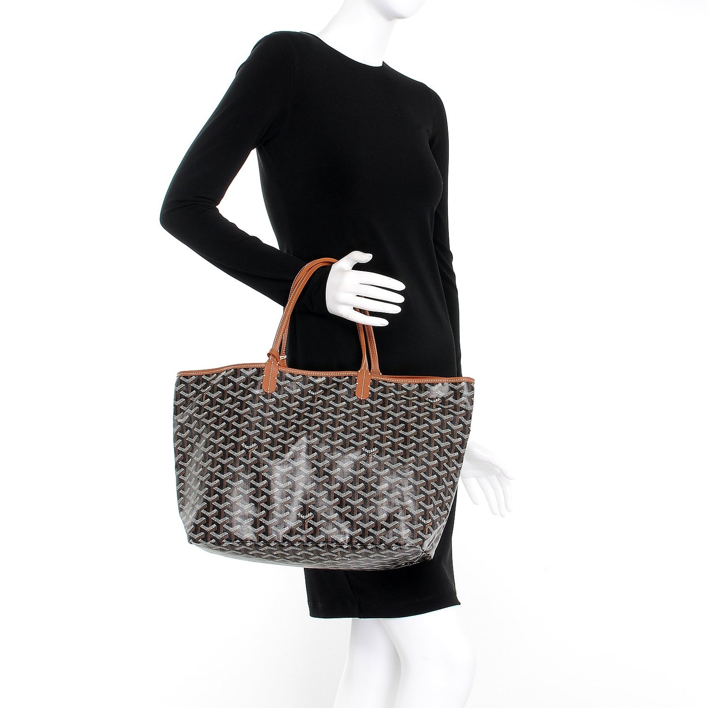 Goyardine Saint Louis PM Black Gold