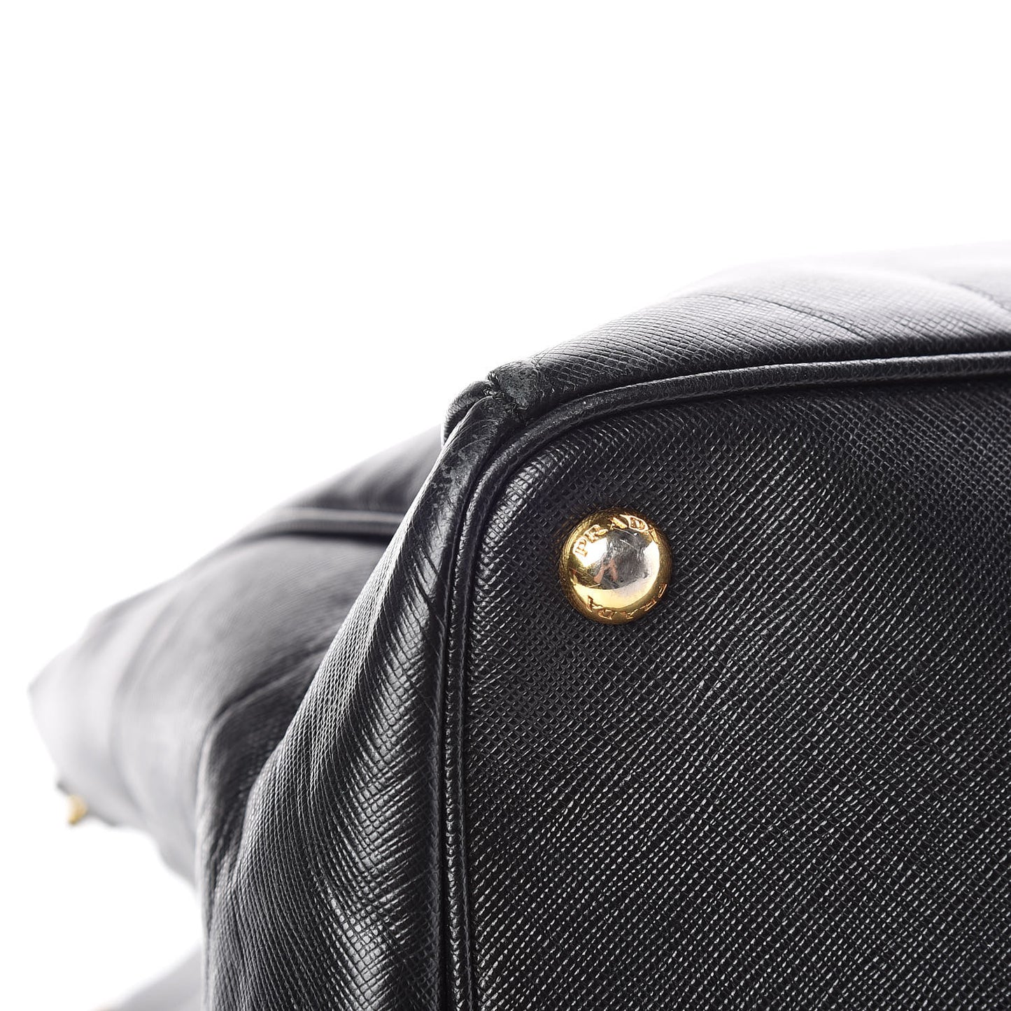 Saffiano Lux Large Tote Black