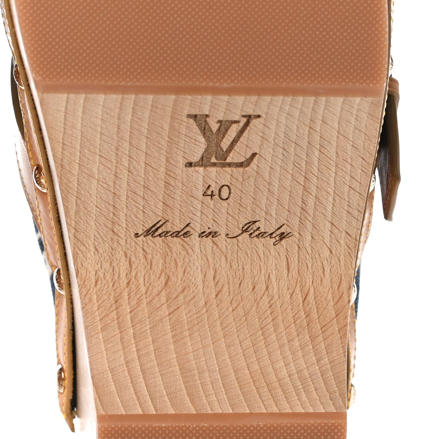 Jacquard Since 1854 Cottage Clog Mules 40 Blue